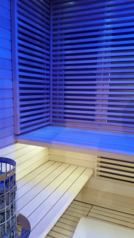 Installation of a sauna