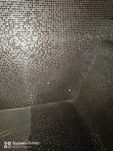 Installation of a turkish bath