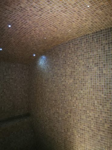 Installation of a turkish bath