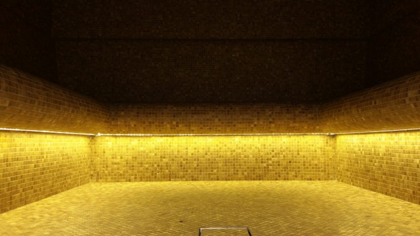 Installation of a turkish bath