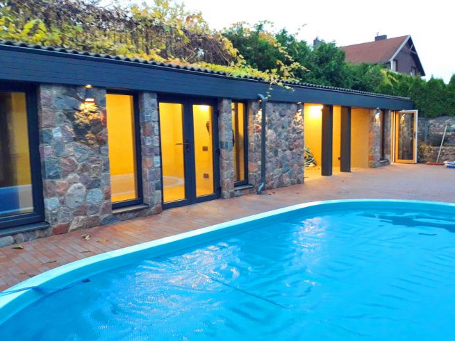 Pool cover installation
