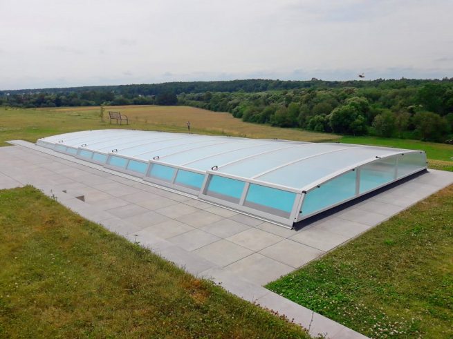 Pool cover installation