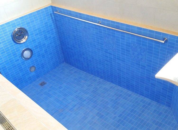Installation of swimming pool and sauna