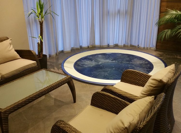 Installation of a spa complex